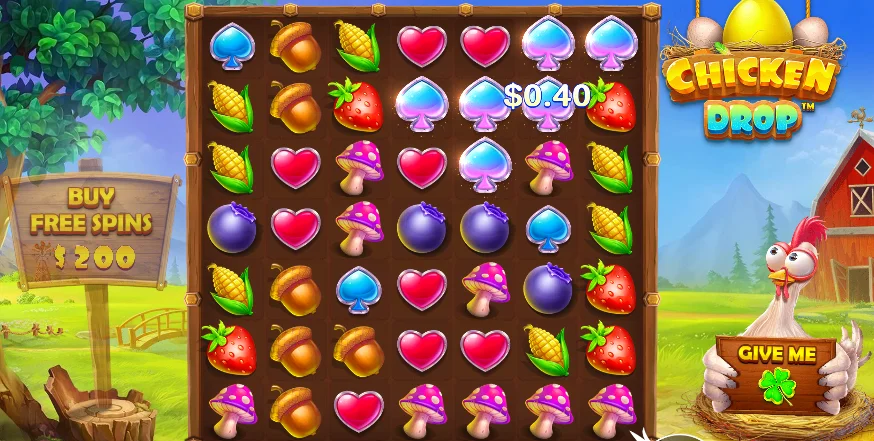 Chicken Drop Demo Game