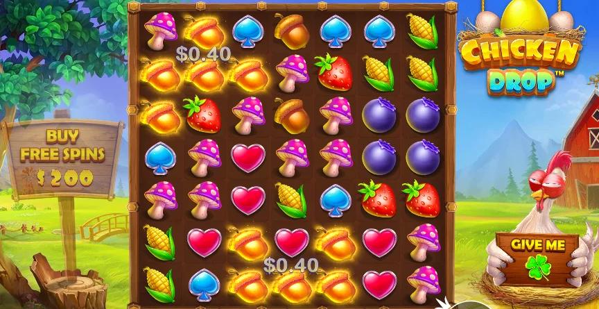 Demo Chicken Drop Game
