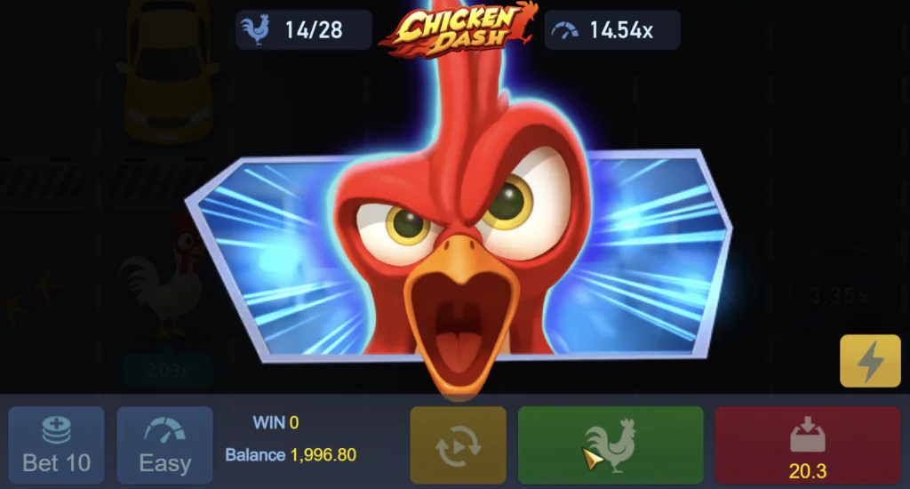 Chicken Dash gambling game